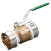 Viega PEX Press ball valve, Zero Lead bronze, P1: 1¼, P2: 1¼
