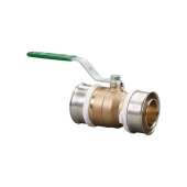 Viega PEX Press ball valve, Zero Lead bronze, P1: 2, P2: 2